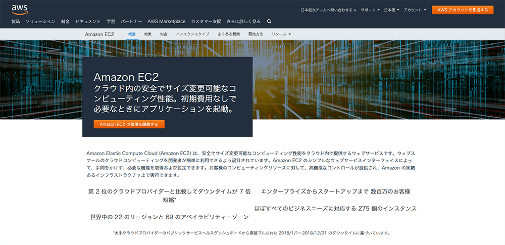AmazonEC2（Amazon Elastic Compute Cloud）